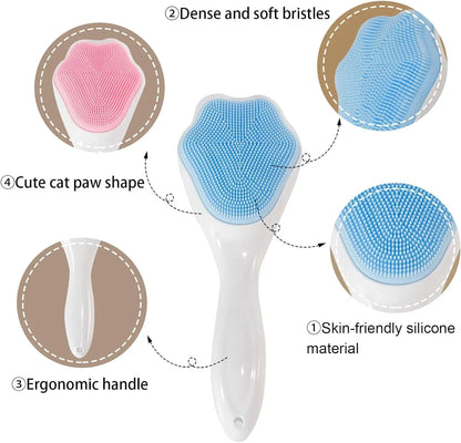 Cat Paw Silicone Face Scrubber